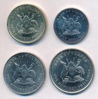 Uganda 1998. 50Sh-500Sh (4xklf) T:2 apró ph. Uganda 1998. 50 Shilling -500 Shilling (4xdiff) C:XF apró ph.