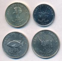 Uganda 1998. 50Sh-500Sh (4xklf) T:2 apró ph.
Uganda 1998. 50 Shilling -500 Shilling (4xdiff) C:XF a...