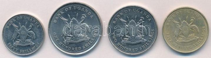 Uganda 1998. 50Sh-500Sh (4xklf) T:2 apró ph.
Uganda 1998. 50 Shilling -500 Shilling (4xdiff) C:XF a...