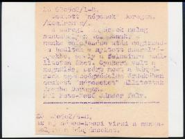 cca 1960-1970 Dorog, zárt népeskocsik a bányában, MTI sajtófotó (Mező Sándor felv.), hátulján felira...