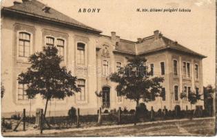 1928 Abony, M. kir. állami polgári iskola (EK)