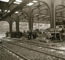 cca 1960 Kazincbarcika, erőmű építkezés, 11 db vintage negatív Kotnyek Antal (1921-1990) budapesti f...