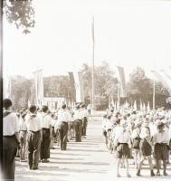 cca 1958 Budapest, Csillebérc, képriport az úttörőtáborból, 24 db vintage negatív Kotnyek Antal (1921-1990) budapesti fotóriporter hagyatékából, 6x6 cm