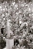 1961 Május 1. Felvonulás Budapesten, Kotnyek Antal (1921-1990) képriportja, 34 db vintage negatív, 2...