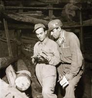 cca 1957 Budapest, földalatti villamos (metró) építkezésről készült 15 db vintage negatív Kotnyek An...