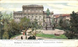 1899 Budapest V. Magyar Tudományos Akadémia. Walter Haertel u. C. Andelfinger &amp; Cie. Kunstanstalt Nr. 154. (fl)