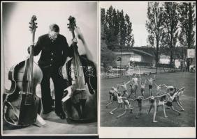 cca 1946 és 1959 között készült 13 db vintage fotó Tiszavölgyi József (1909-?) budapesti fotóriporte...