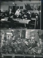 cca 1946 és 1959 között készült 13 db vintage fotó Tiszavölgyi József (1909-?) budapesti fotóriporte...