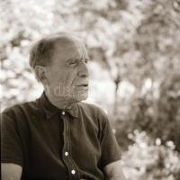 1963 Czóbel Béla festőművész, Kotnyek Antal (1921-1990) budapesti fotóriporter hagyatékából 7 db vin...