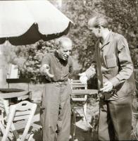 1963 Czóbel Béla festőművész, Kotnyek Antal (1921-1990) budapesti fotóriporter hagyatékából 7 db vin...