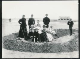 cca 1910 Habsburg-Tescheni Frigyes főherceg (1856-1936)  családja, rokonsága, barátai és környezete,...