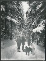 cca 1910 Habsburg-Tescheni Frigyes főherceg (1856-1936)  családja, rokonsága, barátai és környezete,...