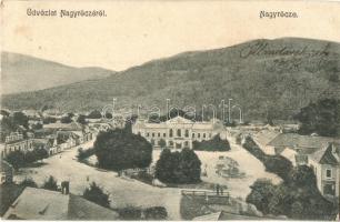 1906 Nagyrőce, Gross-Rauschenbach, Velká Revúca; látkép a vendéglővel / panorama view with restaurant (fl)