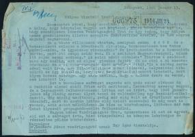 1946 Budapest, a Beszkárt vezérigazgatójának írt névtelen panaszlevél a 66-os villamoson látott antiszemita feliratok miatt