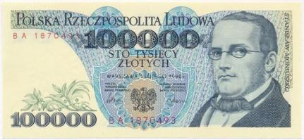 Lengyelország 1990. 100.000Zl T:I Poland 1990. 100.000 Zlotych C:UNC