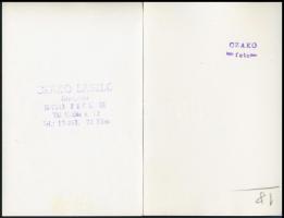 cca 1971 Czakó László (?-?) pécsi fotóművész hagyatékából
2 db pecséttel jelzett vintage fotó + 3 d...