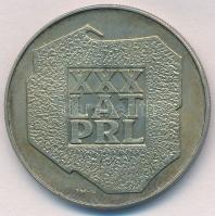 Lengyelország 1974. 200Zl Ag "A Lengyel Népköztársaság 30. évfordulója" T:2 patina Poland 1974. 200 Zlotych Ag "30th Anniversary - Polish Peoples Republic" C:XF patina Krause Y#72