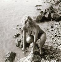 cca 1981 Menesdorfer Lajos (1941-2005) budapesti fotóművész hagyatékából 3 db jelzett vintage fotó +...