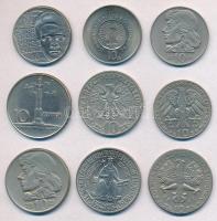 Lengyelország 1959-1967. 10Zl Cu-Ni (9xklf) forgalmi emlékkiadás T:1-,2
Poland 1959-1967. 10 Zlotyc...