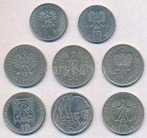 Lengyelország 1968-1977. 10Zl Cu-Ni (8xklf) forgalmi emlékkiadás T:1-,2
Poland 1968-1977. 10 Zlotyc...