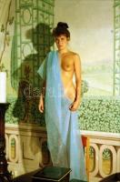 cca 1978 Több modellről készült összeállítás, szolidan erotikus felvételek, 34 db vintage negatív, 2...