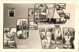 28 db RÉGI magyar és történelmi magyar városképes lap, vegyes minőségben / 28 pre-1945 Hungarian and...