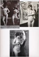 Szolidan erotikus felvételek, 2 db vintage negatív (6x6 cm és 6x9 cm) + 4 db mai nagyítás (a negatívok és a pozitív képek között nincs összefüggés), 10x15 cm és 13x18 cm