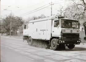 1993 Síncsiszoló gépkocsi, 9 db vintage negatív, 24x36 mm