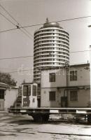 1987 Budapest, fogaskerekű a szabadban és a műhelyben, 77 db vintage negatív, 24x36 mm