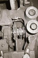 1987 Budapest, fogaskerekű a szabadban és a műhelyben, 77 db vintage negatív, 24x36 mm