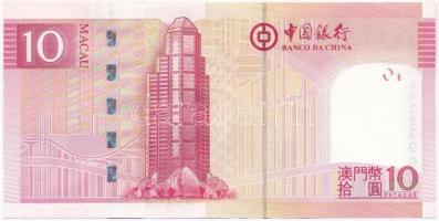 Makaó 2013. 10P T:I,I-
Macao 2013. 10 Patacas C:UNC,AU