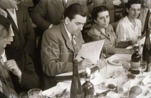 cca 1948 Budapesten megrendezett orvos kongresszus, 41 db vintage negatív Rózsa György (?-?) budapes...