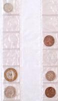 Kis albumba rendezett 31db-os fémpénz tétel, nagyrészt Hong Kong és Bulgária T:vegyes