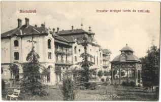 Bártfa, Bardejovské Kúpele, Bardiov; Erzsébet királyné forrás és szálloda. Kiadó Horovitz 40. / spa hotel, thermal spring, well (EK)