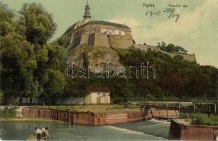 Nyitra, Nitra; Püspöki vár, híd. Fürst Sz. kiadása / bishop's castle, bridge (EK)