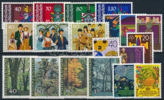 1980-1981 5 diff. sets + 3 stamps, 1980-1981 5 db klf sor + 3 bélyeg