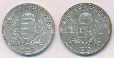 1937. 1P Ag + 1939. 1P Ag T:1-,2 
Adamo P6