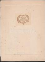 cca 1900 Gyermekportré, fotó Székely Aladár műterméből, kartonon, aláírt, a hátoldalán címkével jelz...
