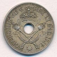 Új-Guinea 1935. 1Sh Ag T:2 New Guinea 1935. 1 Shilling Ag C:XF