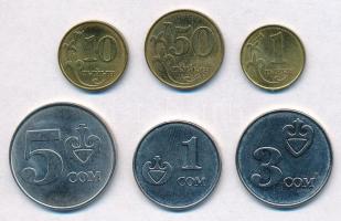 Kirgizisztán 2008. 1t-5S (6xklf) forgalmi sor T:1-
Kygyzstan 2008. 1 Tyiyn - 5 Som (6xdiff) coin se...