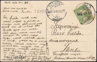 1908 Parádsasvár, Parád-Sasvár a kerttel (szakadás / tear)