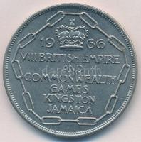 Jamaica 1966. 5Sh Cu-Ni VIII. Nemzetközösségi Játékok T:1 Jamaica 1966. 5 Shilling Cu-Ni VIII Commonwealth Games C:UNC Krause KM#40
