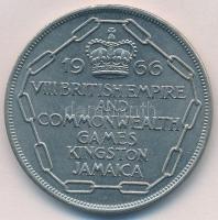 Jamaica 1966. 5Sh Cu-Ni "VIII. Nemzetközösségi Játékok" T:1 Jamaica 1966. 5 Shilling Cu-Ni "VIII Commonwealth Games" C:UNC Krause KM#40