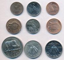 Malawi 1971-1995. 1t-20t (9xklf) T:1-
Malawi 1971-1995. 1 Tambala - 20 Tambala (9xdiff) C:AU