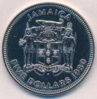 Jamaica 1980. 5D Cu-Ni "Norman W. Manley" T:1
Jamaica 1980. 5 Dollar Cu-Ni "Norman W...