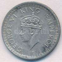 Brit-India 1944. 1/2R Ag "VI.György" T:2 patina British India 1944. 1/2 Rupee Ag "George VI" C:XF patina