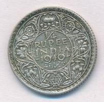 Brit-India 1940. 1/4R Ag "VI. György" T:2 patina
British India 1940. 1/4 Rupee Ag "G...