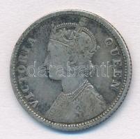 Brit-India 1862. 1/4R Ag &quot;Viktória&quot; T:2- British India 1862. 1/4 Rupee Ag &quot;Victoria&quot; C:VF