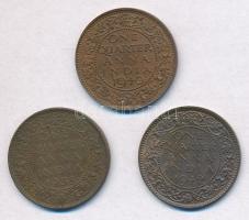 Brit-India 1938-1942. 1/4R Br "VI. György" (3xklf) T:2
British India 1938-1942. 1/4 Rupee...