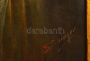 Olvashatatlan jelzéssel: Szűz Mária, olaj, selyem, üvegezett fa keretben, 38×28 cm